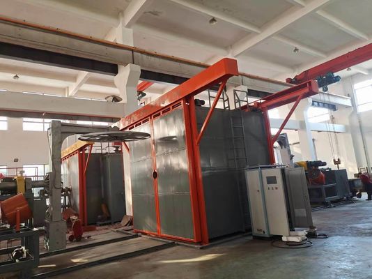 Horno rotatorio los 3.5m de la máquina de Rotomolding de la lanzadera