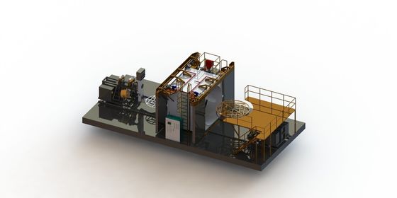 Horno rotatorio los 3.5m de la máquina de Rotomolding de la lanzadera