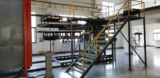 Horno rotatorio los 3.5m de la máquina de Rotomolding de la lanzadera