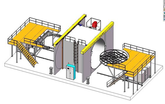 los 4.5m Oven Shuttle Type Rotomoulding Machine