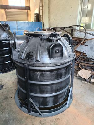 agua de lluvia moldeada de acero suave del tanque de agua 2500ml que cosecha el tanque