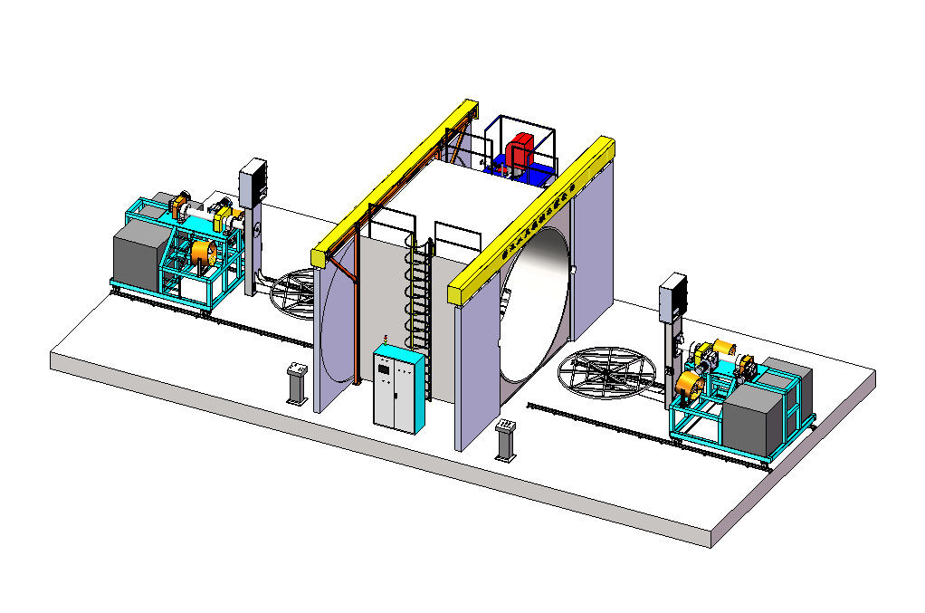 tipo de la lanzadera de la máquina de los 4M Oven Rotomoulding Water Tank Making - 2 L brazo