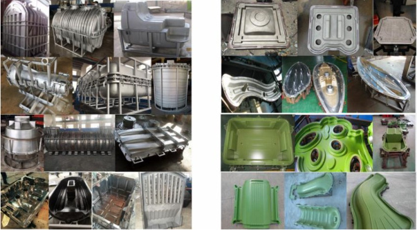 Molde de lanzamiento de aluminio para el proceso que moldea rotatorio