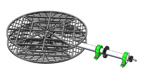 los 3.5m Oven Rotational Moulding Shuttle Machine modificado para requisitos particulares
